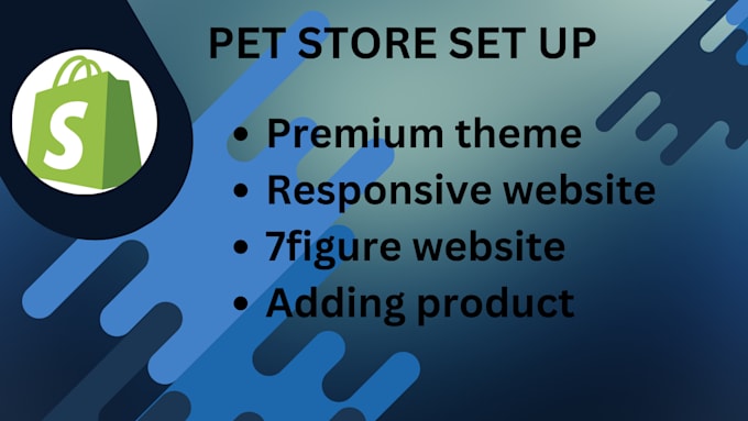 Gig Preview - Make online pet store pet shopify pod dropshipping pet shop