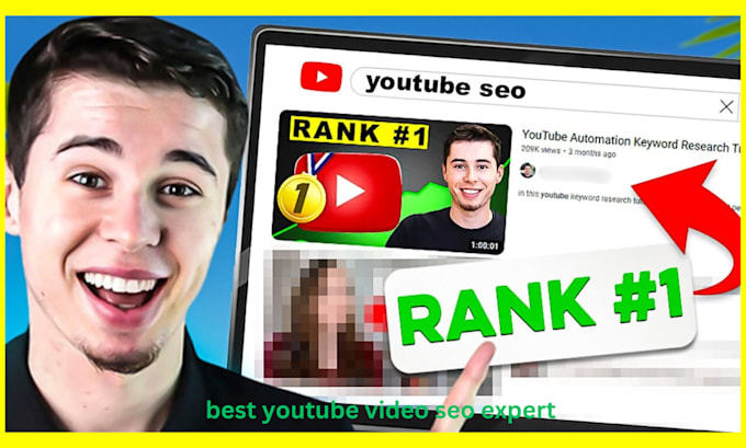 Gig Preview - Be best youtube video SEO expert