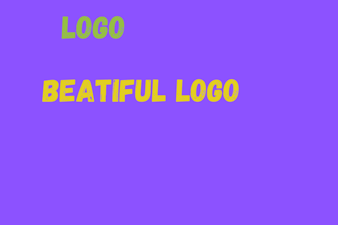 Gig Preview - Design a beautiful logo