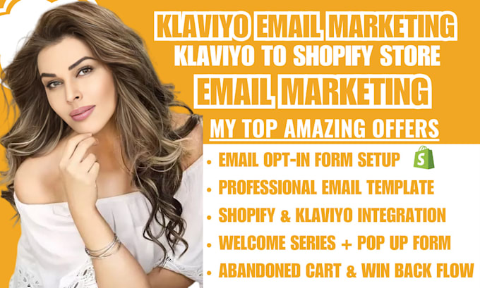 Gig Preview - Setup klaviyo email marketing flows for shopify, klaviyo flows, email marketing