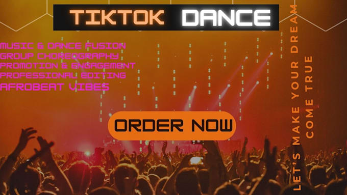 Gig Preview - Do tiktok dance video music dancer group promotion reel dancing edit afrobeat