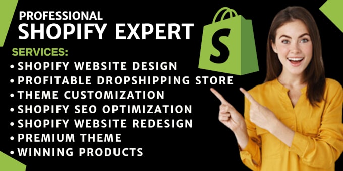 Bestseller - design shopify store redesign ecommerce website dropshipping store