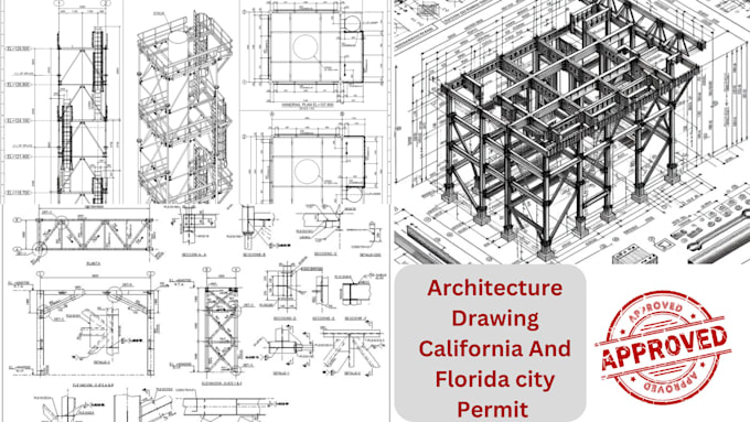 Gig Preview - Do architect stamp, california stamp, structural stamp permit for texas ca stamp