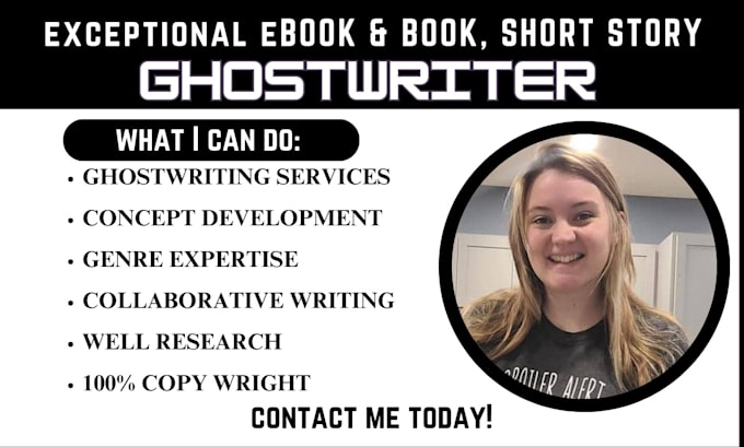 Gig Preview - Be ebook writer, ebook ghostwriter,book writer short story, memoir KDP upload