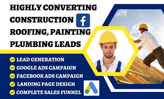 Gig Preview - Generate construction roofing painting plumbing flooring electronic leads