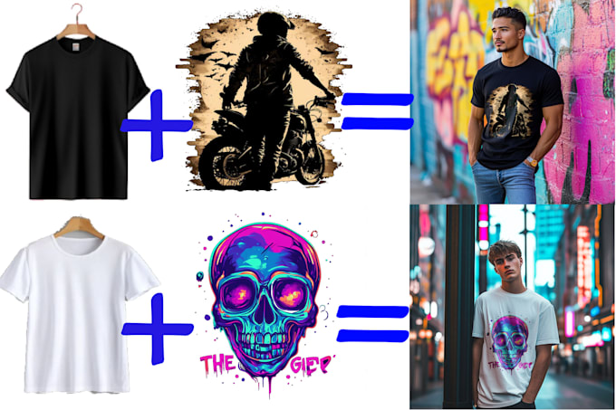 Bestseller - design a custom ai generated t shirt model within 24 hours