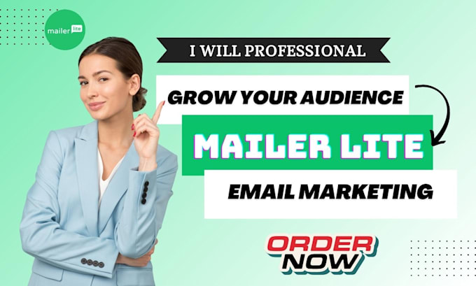 Gig Preview - Do mailerlite landing page, mailerlite email automation, popup forms, newsletter