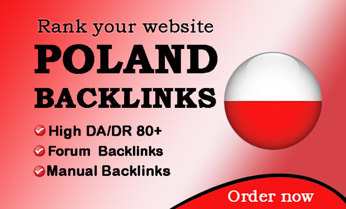 Bestseller - build 20 poland backlinks high authority polish link building from pl domain