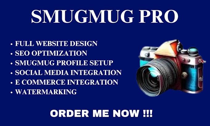 Bestseller - design smugmug, smugmug photography portfolio, smugmug website and redesign