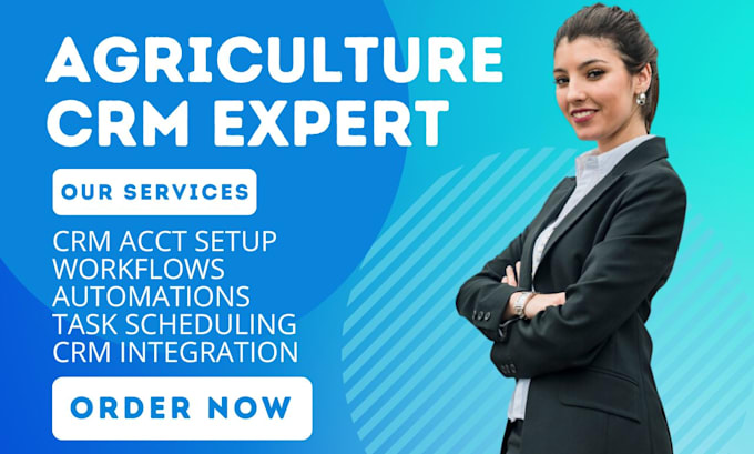 Gig Preview - Setup agriculture crm agrivi granular farmlogs agriwebb agworld farmbrite crm