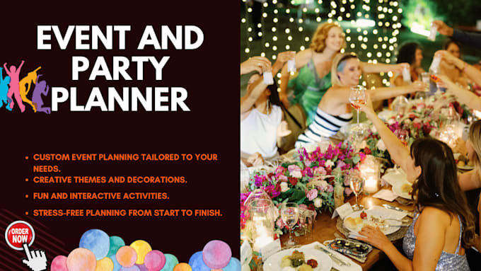 Gig Preview - Creative event and party planning for memorable occasions