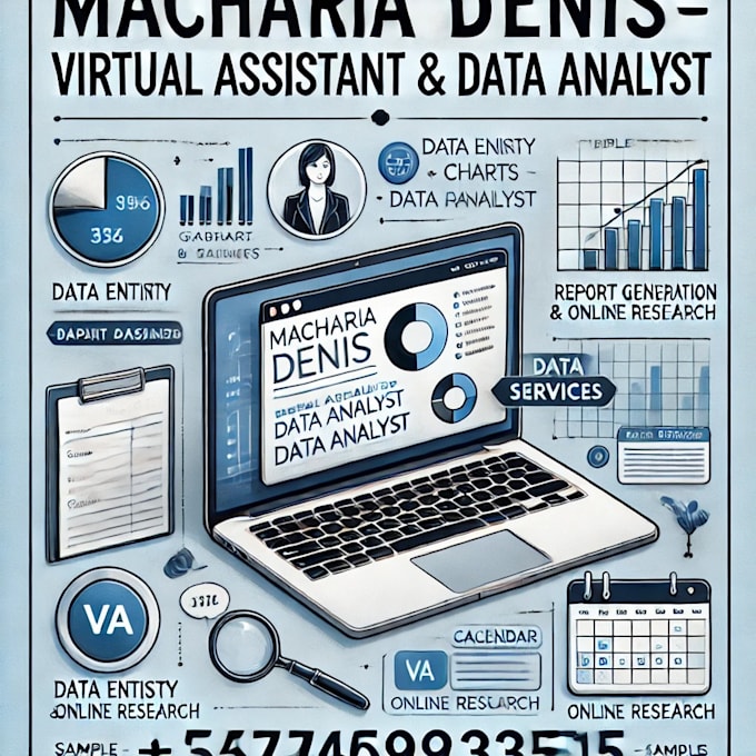 Gig Preview - Be a reliable virtual assistant and data analyst