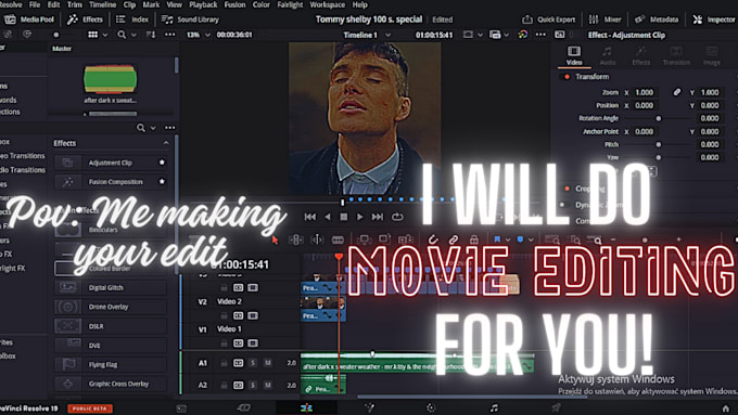 Gig Preview - Make movie or tv show editing for your tiktok or yt channel