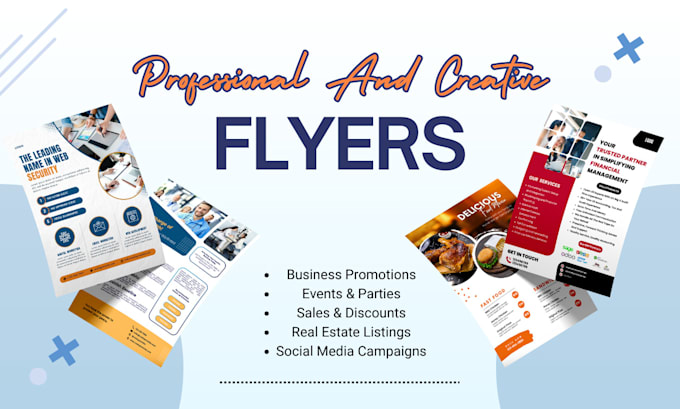 Gig Preview - Create professional business flyer designs for your social media