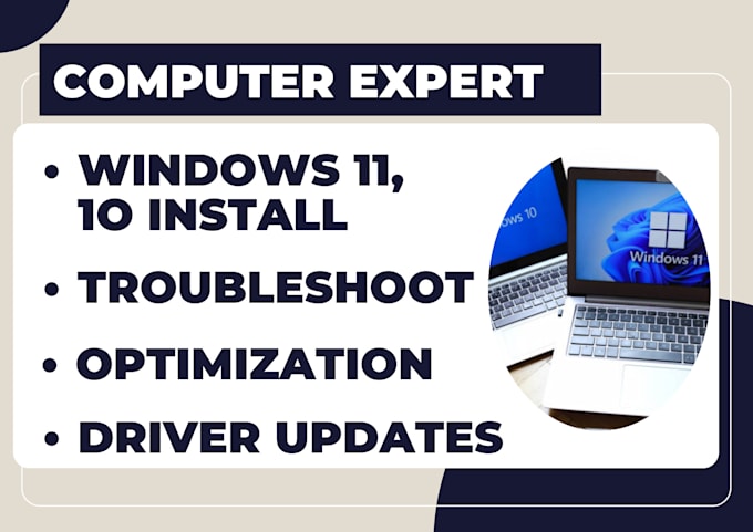 Bestseller - install troubleshoot fix optimize windows 11 10 7 pc for you