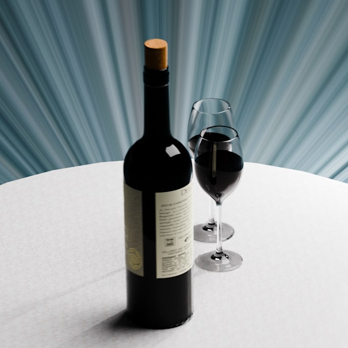 Gig Preview - Create a cinematic wine video featuring bottle label and glasses