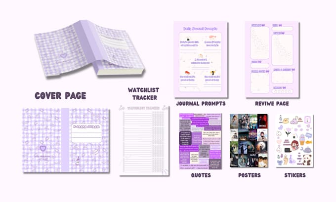 Gig Preview - Do customizable, digital, personalized journal kit