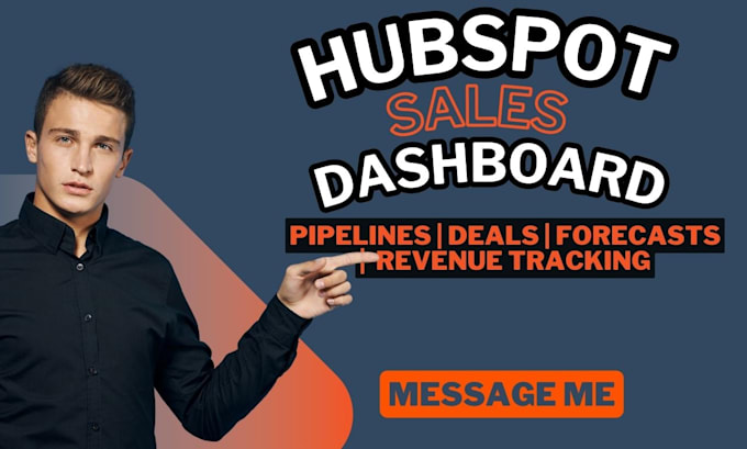 Gig Preview - Setup hubspot sales dashboard sales pipeline deal stage revenue forecast for you