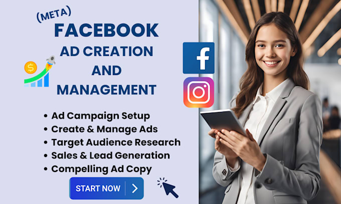 Gig Preview - Setup and manage converting meta facebook instagram ads campaign