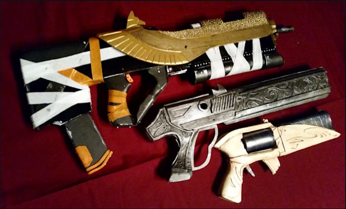 Gig Preview - Design 3d cosplay model, 3d props, 3d weapon, cosplay prop for 3d printing