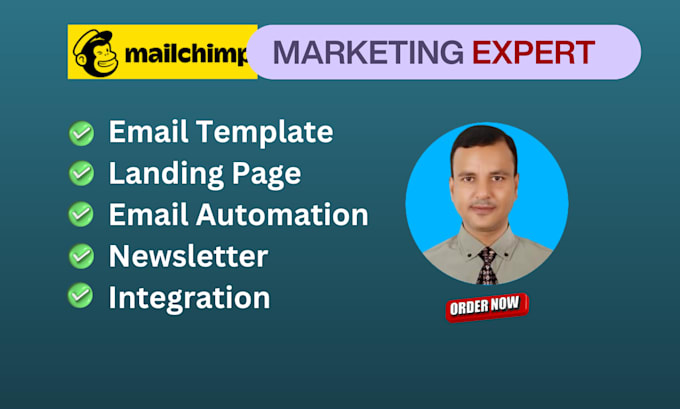 Gig Preview - Do mailchimp design, automation and mailchimp email marketing