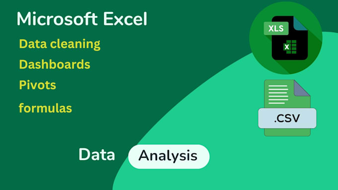 Gig Preview - Create professional excel dashboards, automations, and data analysis reports