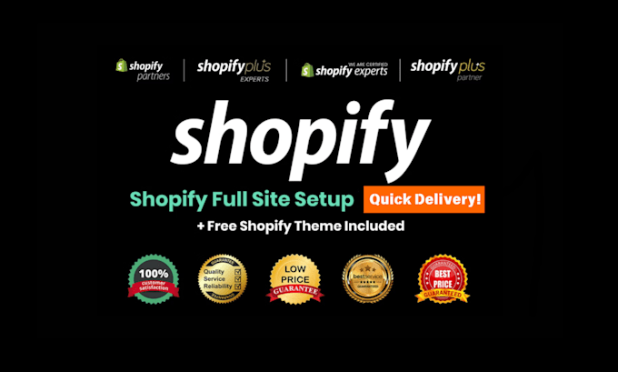 Gig Preview - Build a stunning shopify store, an ecommerce shopify website