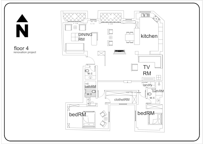 Gig Preview - Create professional 2d autocad floor plans