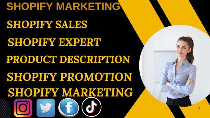 Gig Preview - Ecommerce marketing, shopify promotion, shopify marketing to boost shopify sales