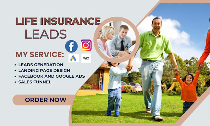 Gig Preview - Life insurance leads insurance leads life insurance insurance website insurance