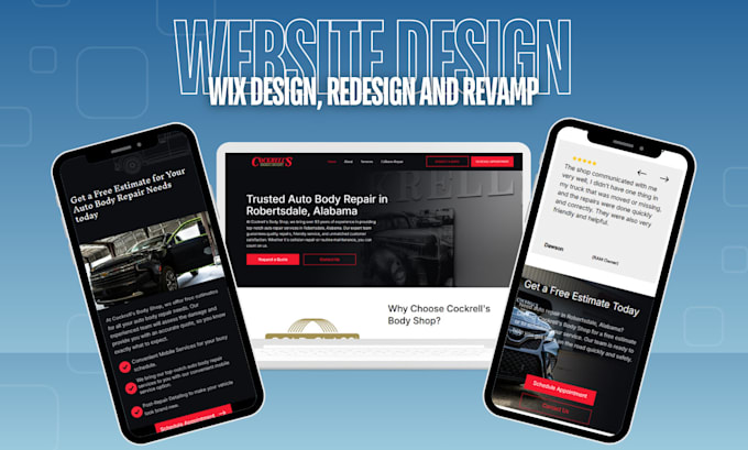 Gig Preview - Design, redesign or revamp your wix website in editor x or wix studio