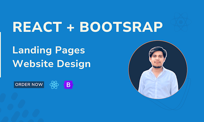 Gig Preview - Design responsive react landing page for your business