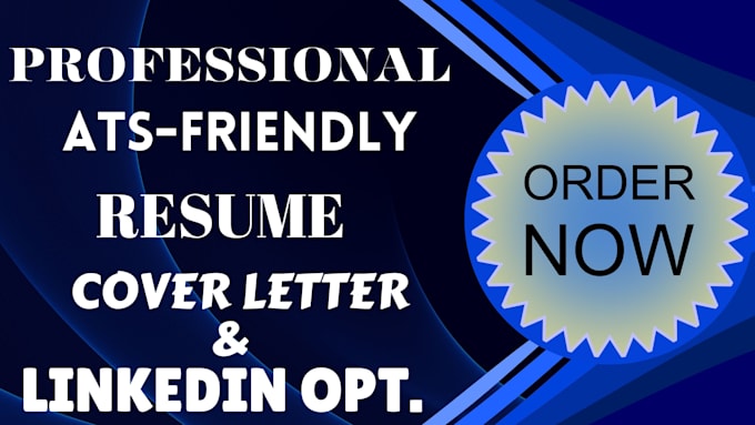 Bestseller - write and revamp a professional ats compliant resume cover letter and linkedin