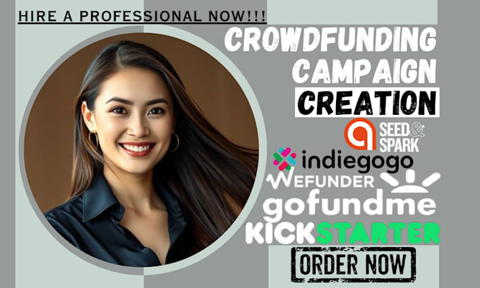 Gig Preview - Do professional crowdfunding campaign creation