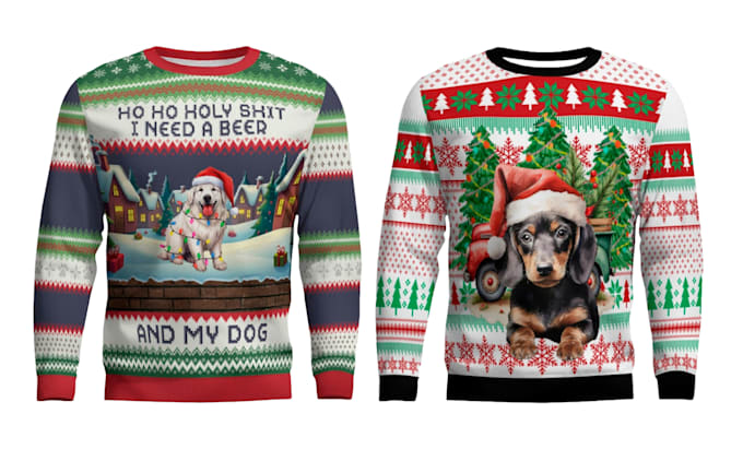 Gig Preview - Do ugly christmas sweater and sweatshirt