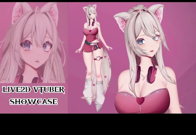 Gig Preview - Design and rig high quality live2d vtuber model, live2d rigging, 2d vtuber model