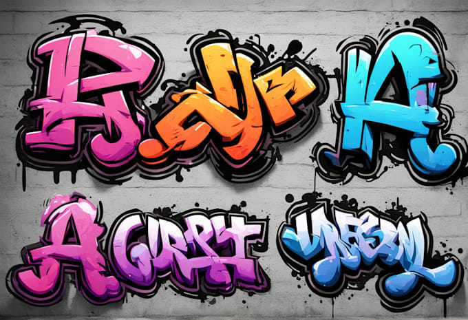 Gig Preview - Make custom type font logo graffiti edgy for you