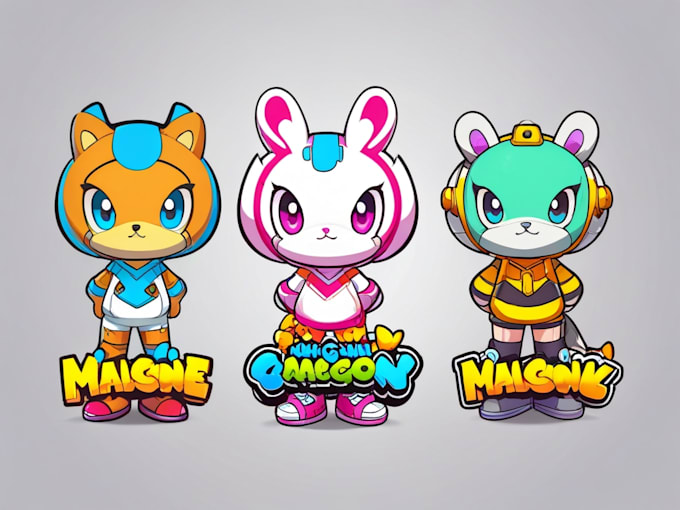 Bestseller - create awesome unique cartoon character, mascot logo