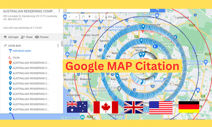 Gig Preview - Do 20,000 google map citations for local business