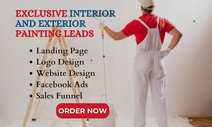 Gig Preview - Generate painting leads interior and exterior painting leads painting website