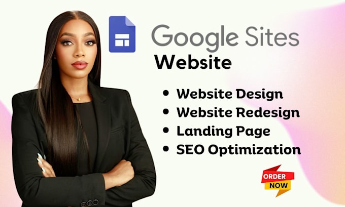 Gig Preview - Create a professional business website using goggle sites