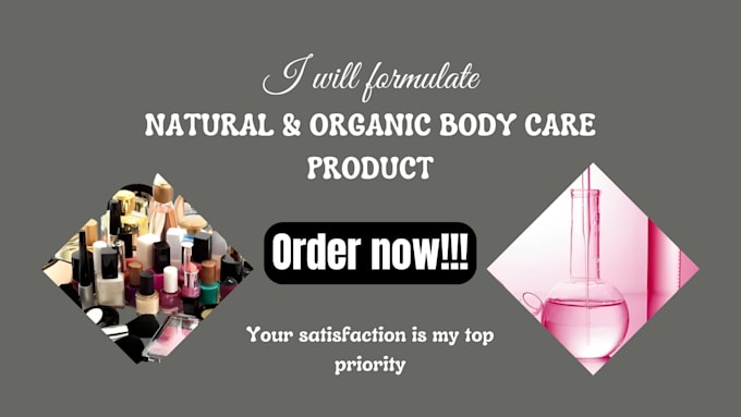 Bestseller - develop custom formulations for natural cosmetic products