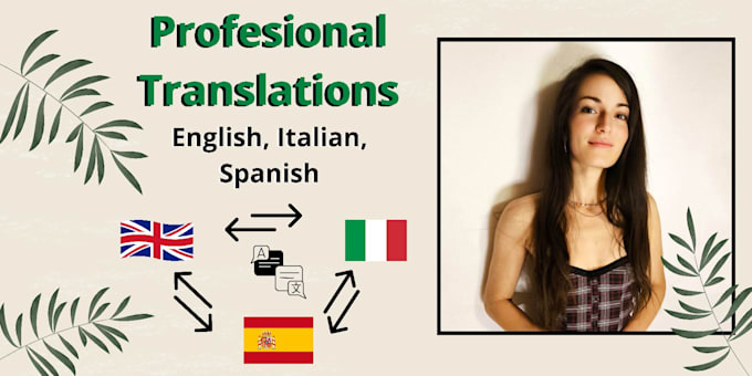 Gig Preview - High quality translation services italian to english fast and accurate