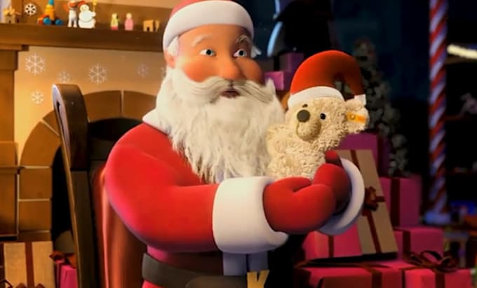 Gig Preview - 3d christmas animation, christmas video, santa claus animation, christmas card