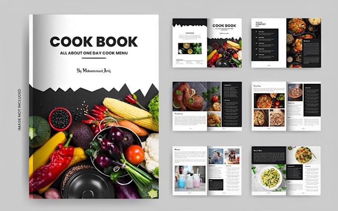 Gig Preview - Write quality cookbook recipe book, cookbook design, cookbook formatting, ebook