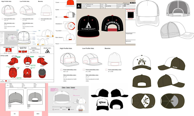 Gig Preview - Create design of hat and cap for your brand with mock up