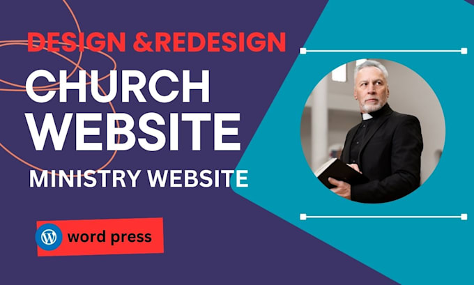 Gig Preview - Design church website, ministry website,  charity website