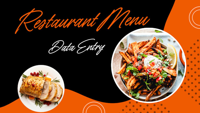 Bestseller - do restaurant menu data entry and editing