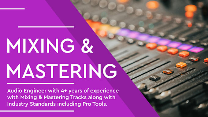 Bestseller - mix and master your song of any genre to industry standards