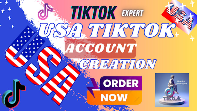 Gig Preview - Create USA tiktok account, USA tiktok, tiktok US account